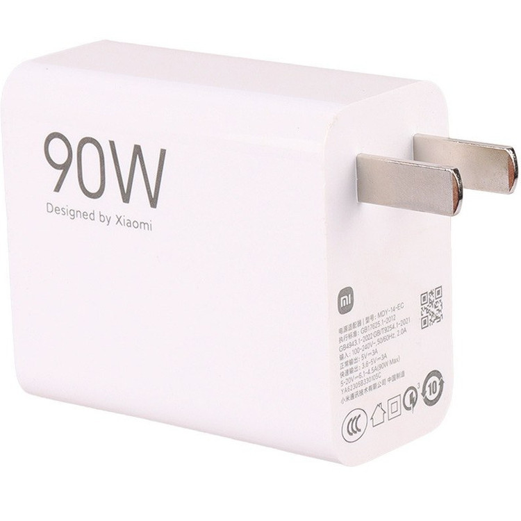 شارژر سرکارتنی 90 وات شیائومی اورجینال + به همراه کابل اورجینال اصلی 100%
