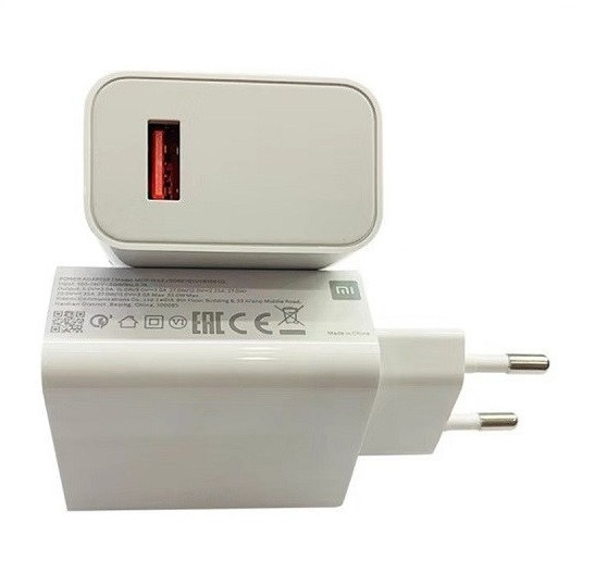 شارژر ۳۳W شیائومی MDY-11-E اصلی برای گوشیهای شیائومی، ردمی و پوکو + همراه با کابل اصلی